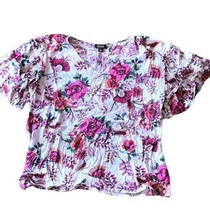 a.n.a. Floral Top